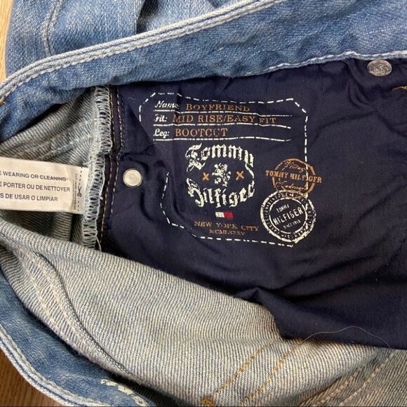 Tommy Hilfiger Boyfriend Mid Rise Bootcut Size  8 - Picture 8 of 8